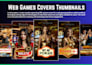 design premium website game, aviator, sports app thumbnails